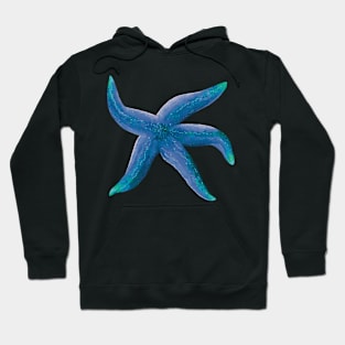 Starfish Glowing Blue Hoodie